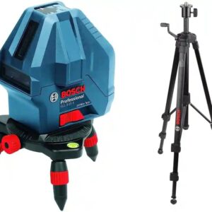 Bosch Professional GLL 3-15X Line Laser & Bosch BT 150 5/8" Tripod Stand